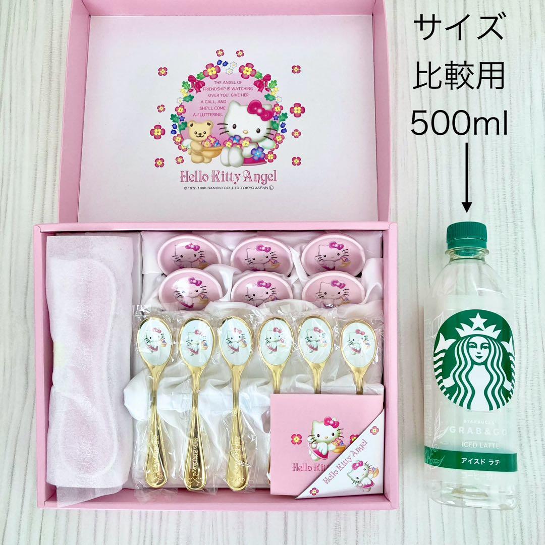 ★未使用！スプーンセット レトロハローキティ エンジェル 希少 1998年当時物