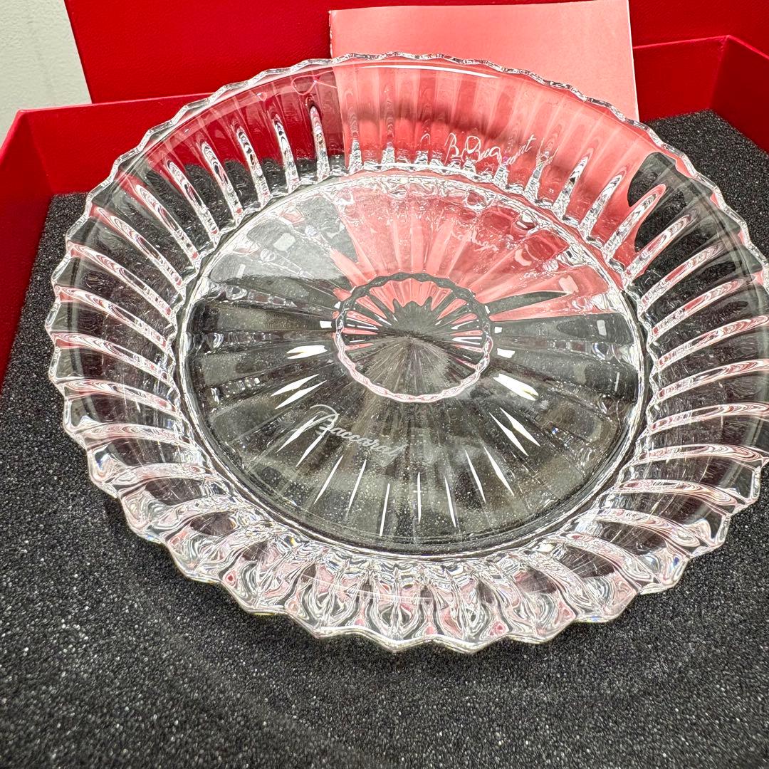 新品未使用　Baccarat バカラ ミルニュイ ディッシュ 13cm プレート