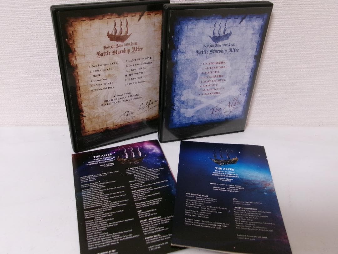 2506-2413 DVD THE ALFEE 2019 夏の乱 公式版＆海賊版