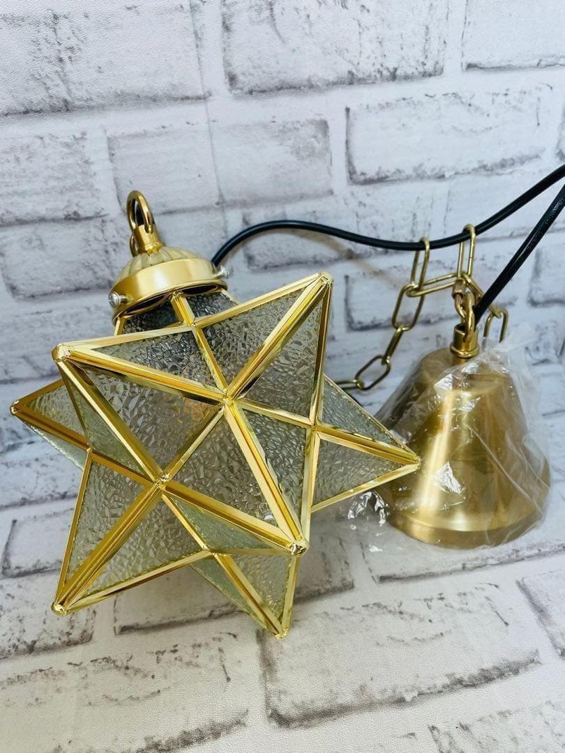 【お買い得】【2灯セット】ペンダントライト 照明 星形　照明器具 14