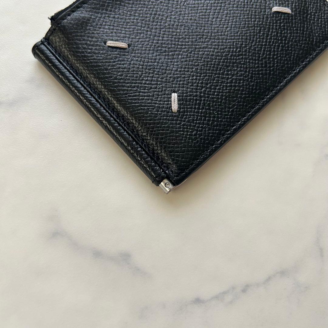 美品✨メゾンマルジェラ マネークリップ 二つ折り財布 小銭入れ カードケース