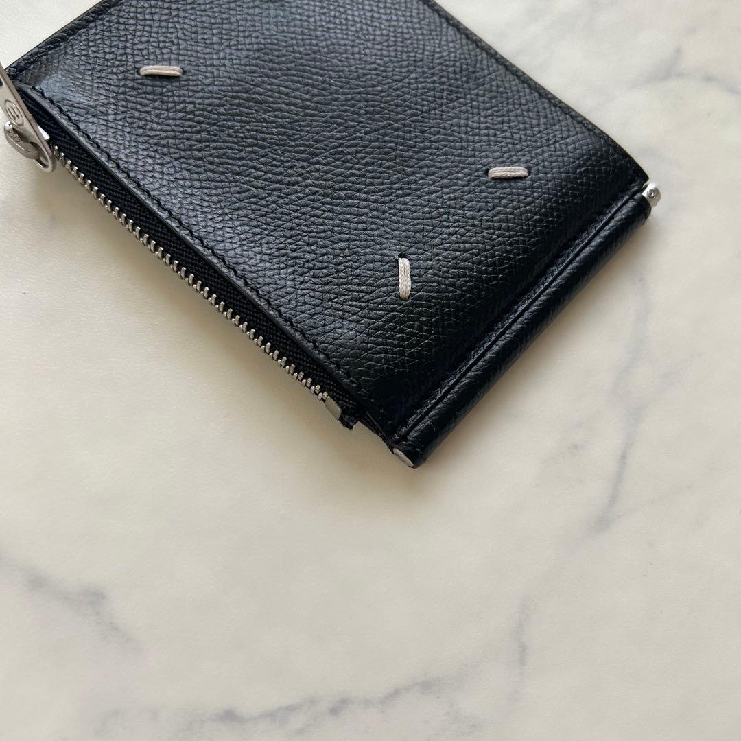 美品✨メゾンマルジェラ マネークリップ 二つ折り財布 小銭入れ カードケース