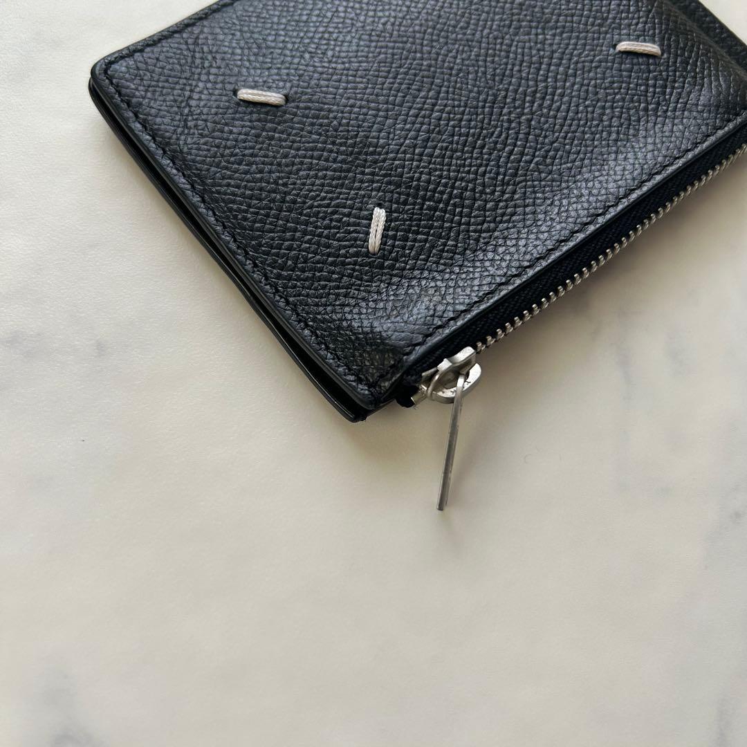 美品✨メゾンマルジェラ マネークリップ 二つ折り財布 小銭入れ カードケース