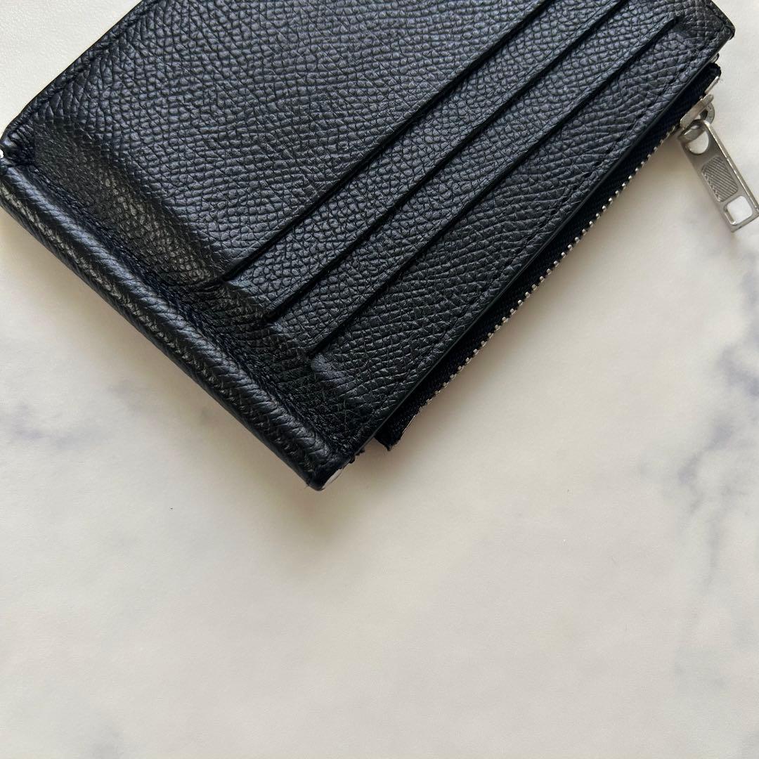美品✨メゾンマルジェラ マネークリップ 二つ折り財布 小銭入れ カードケース