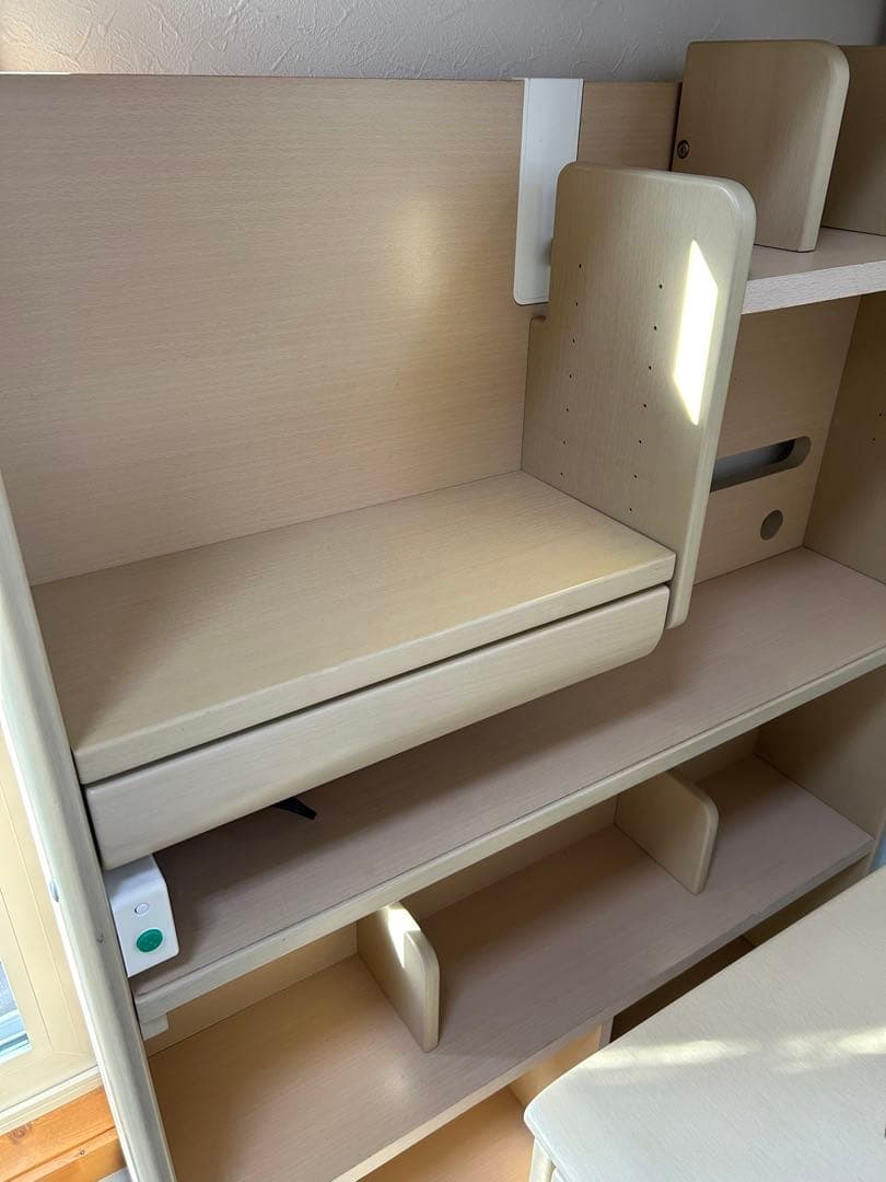 引取希望 子供用学習机 3点セット (同じセット有り) 照明付き くろがね