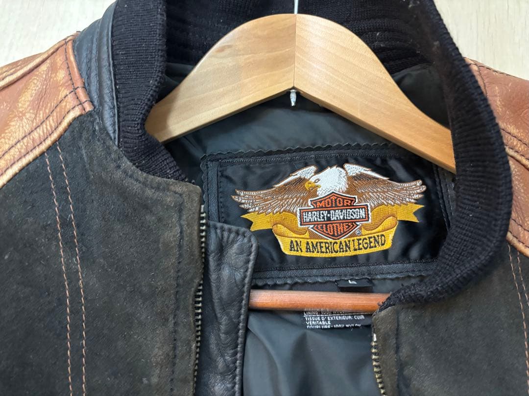 Harley-Davidson レザージャケット 黒茶