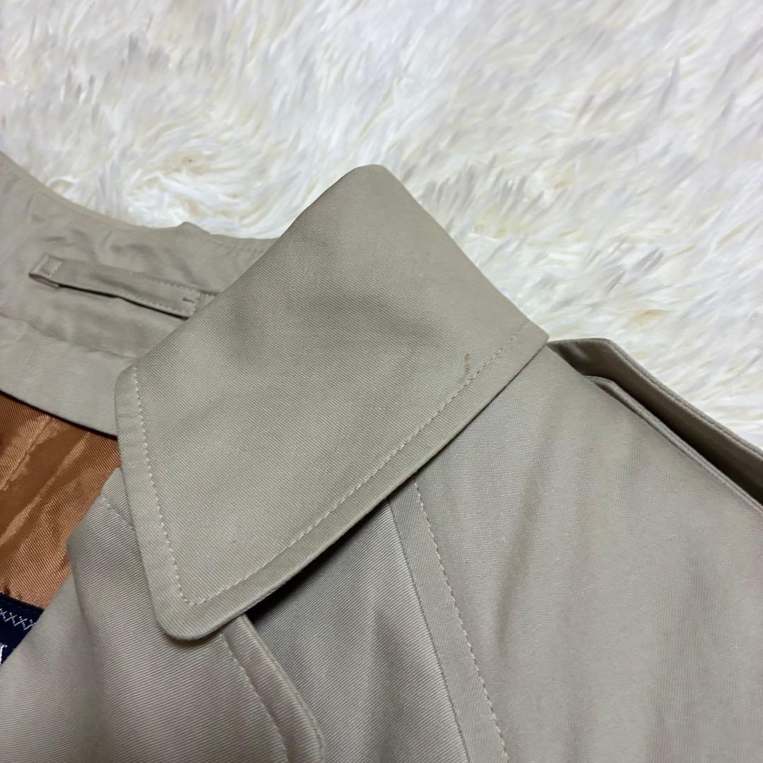 極美品 バーバリー トレンチコート 英国製 ライナー ベルト ノバチェック XL