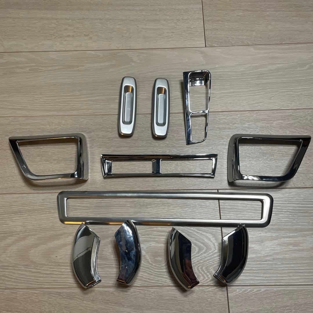 アルファード　30系　インテリアパネルセット　メッキ