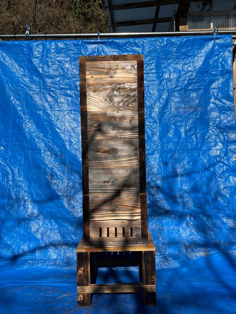 ニホンミツバチ　営巣用巣箱5段　板厚3cm　重箱式巣箱