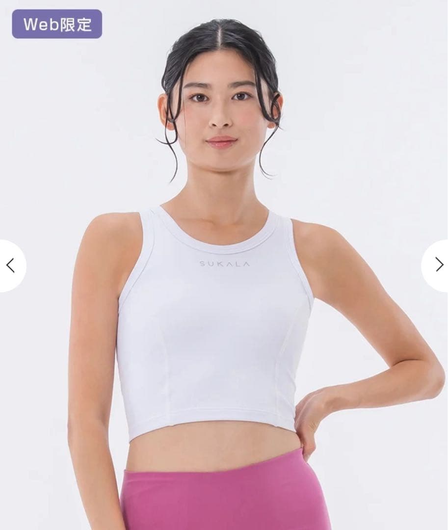【 SUKALA 】 モーションバランスショートタンクトップ
