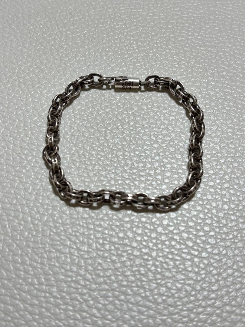 CHROMEHEARTS (クロムハーツ)ペーパーチェーンブレスレット7inch