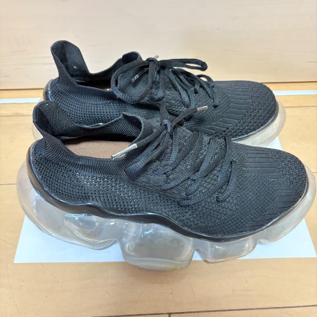 ★超特価！袋・タグ付き★grounds MOOPIE 黒　クリアソール 24cm