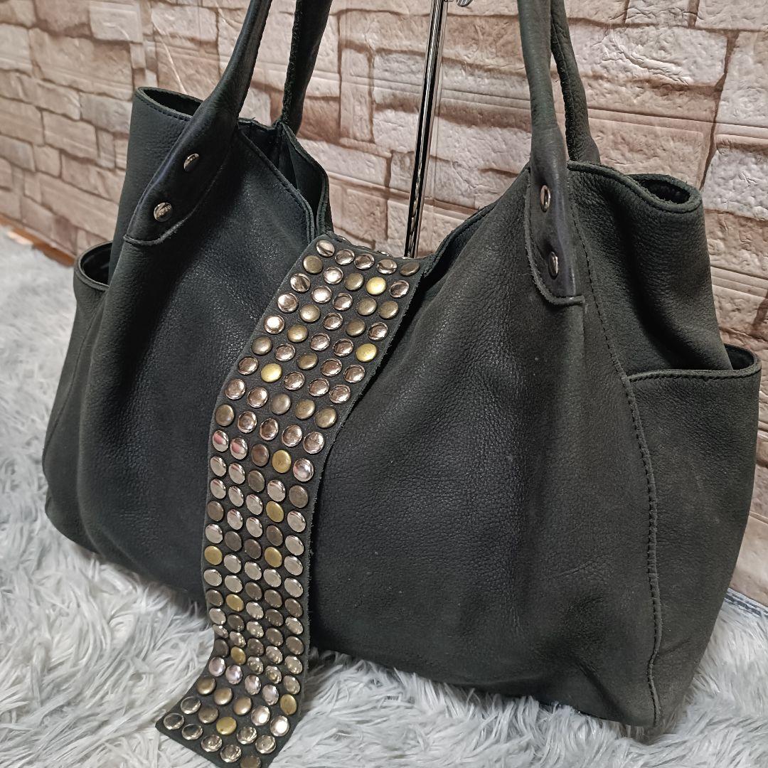 バッグ y2k 00s Archive TRES toteBag Studs BLACK