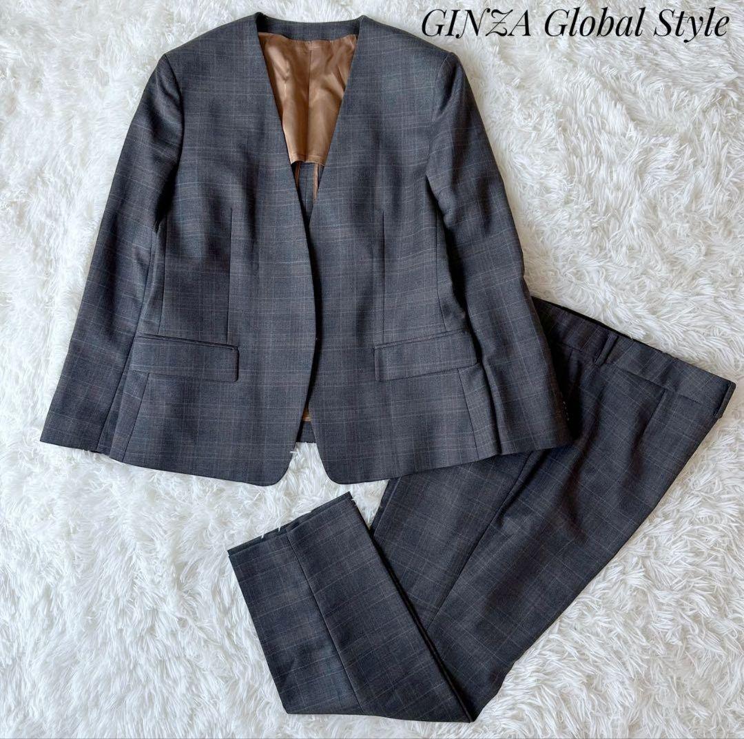 GINZA Global Style セットアップスーツ グレンチェック