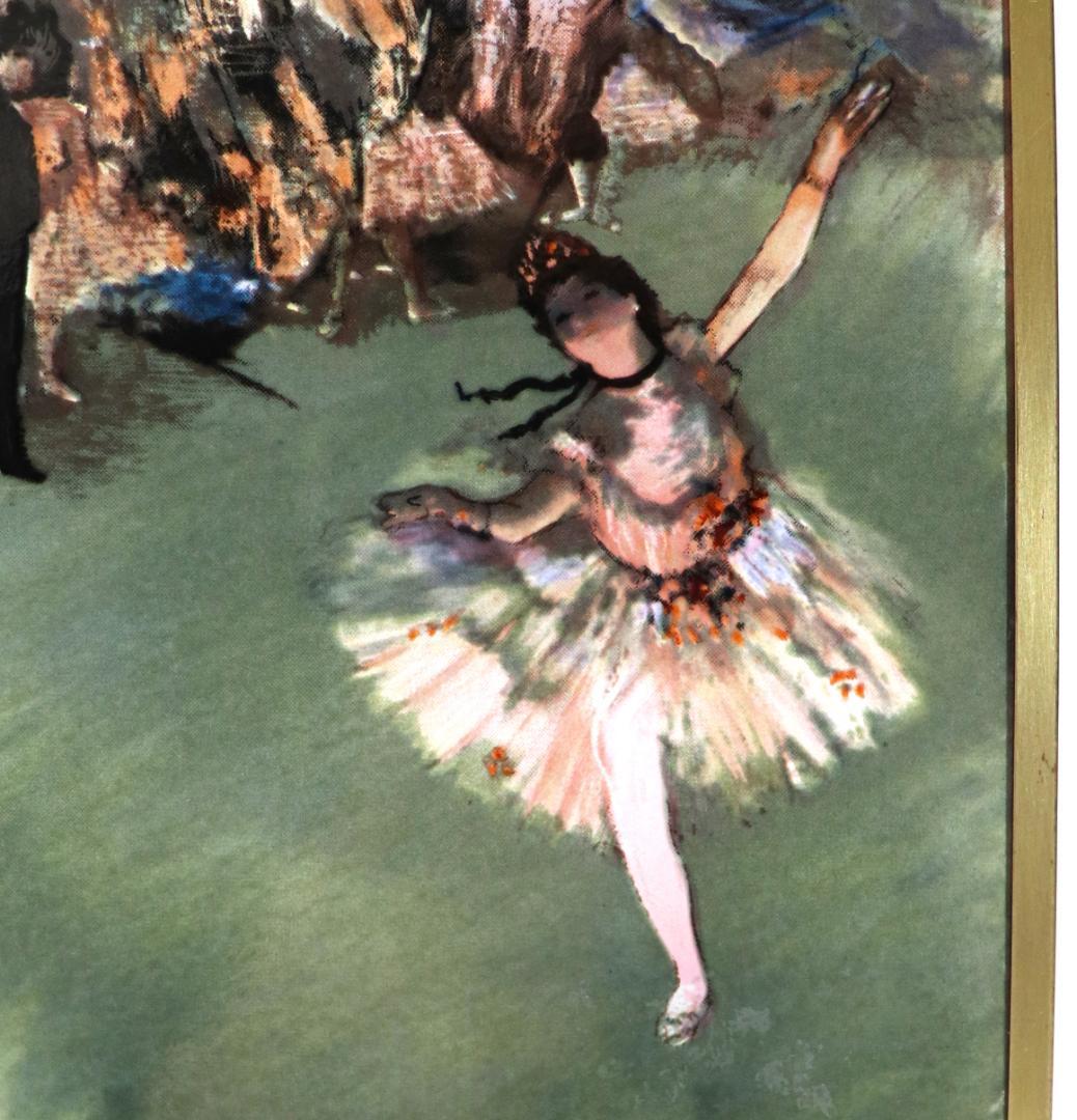 エドガー・ドガ スター舞台の踊り子 ヴィンテージ ステンドグラス エトワール名画
