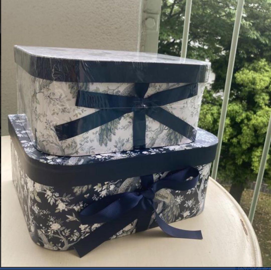 2個セット UK輸入　ローラアシュレイ収納ボックス　新品