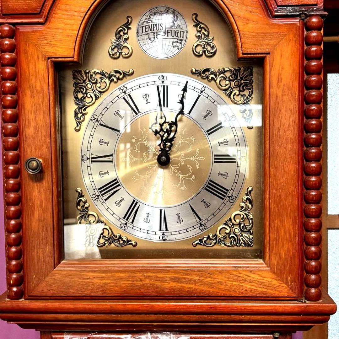 SEIKO ホールクロック 重錘式 振り子時計 稼働品 説明書付 周年記念品