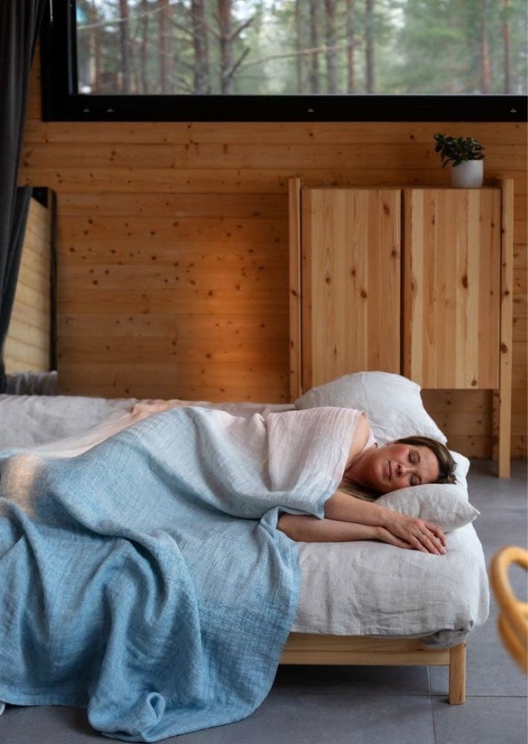 ラプアンカンクリ SAARI サーリ リネンブランケット