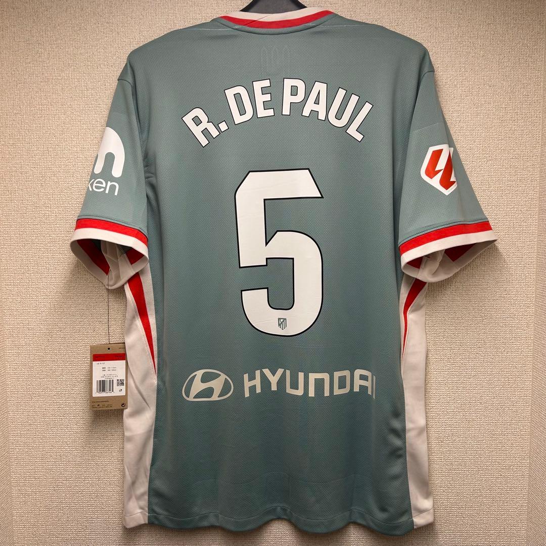 デ・パウル　2024-25 アトレティコマドリーアウェイユニフォーム　L 正規品