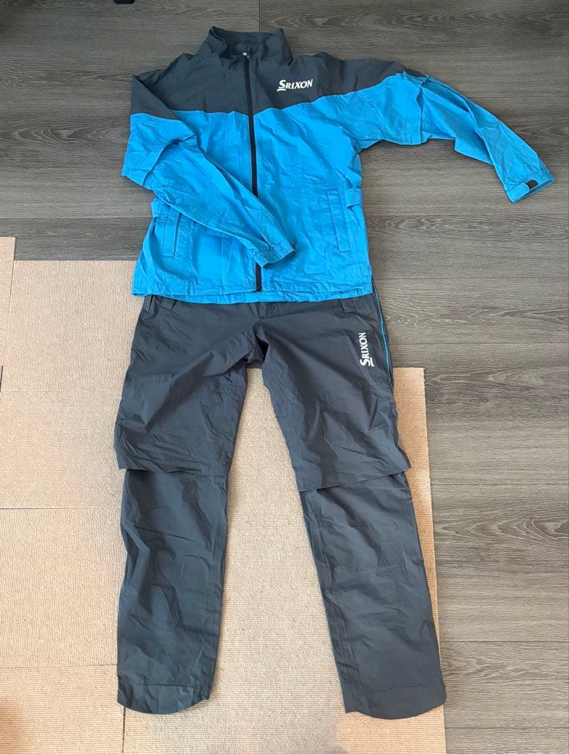 Srixon メンズ レインウェア ジャケット パンツ