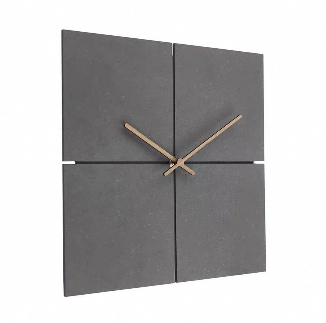 【新品・未使用】スクエアモダン掛時計