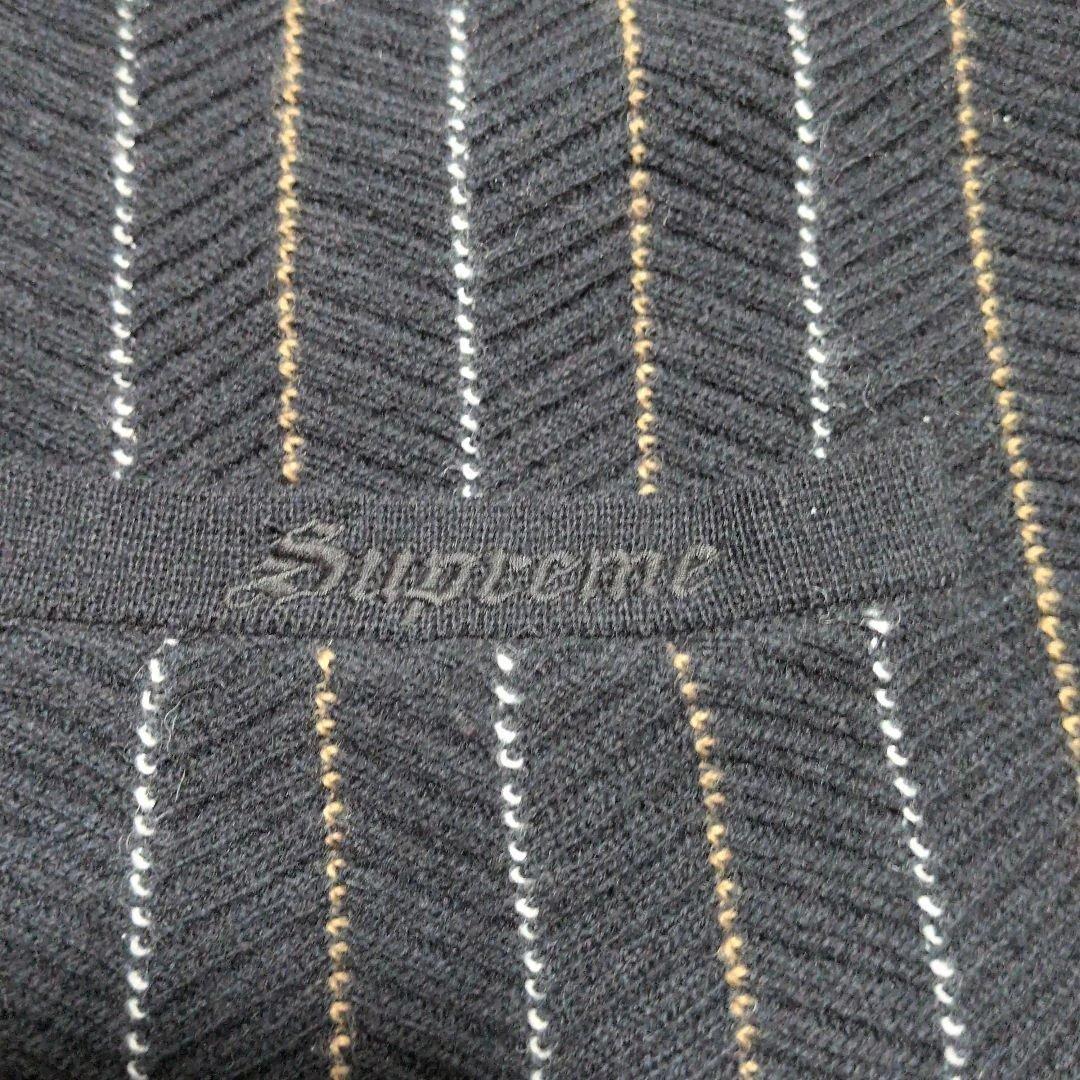 ド*ド様 Supreme ヘリンボーンカーディガンM