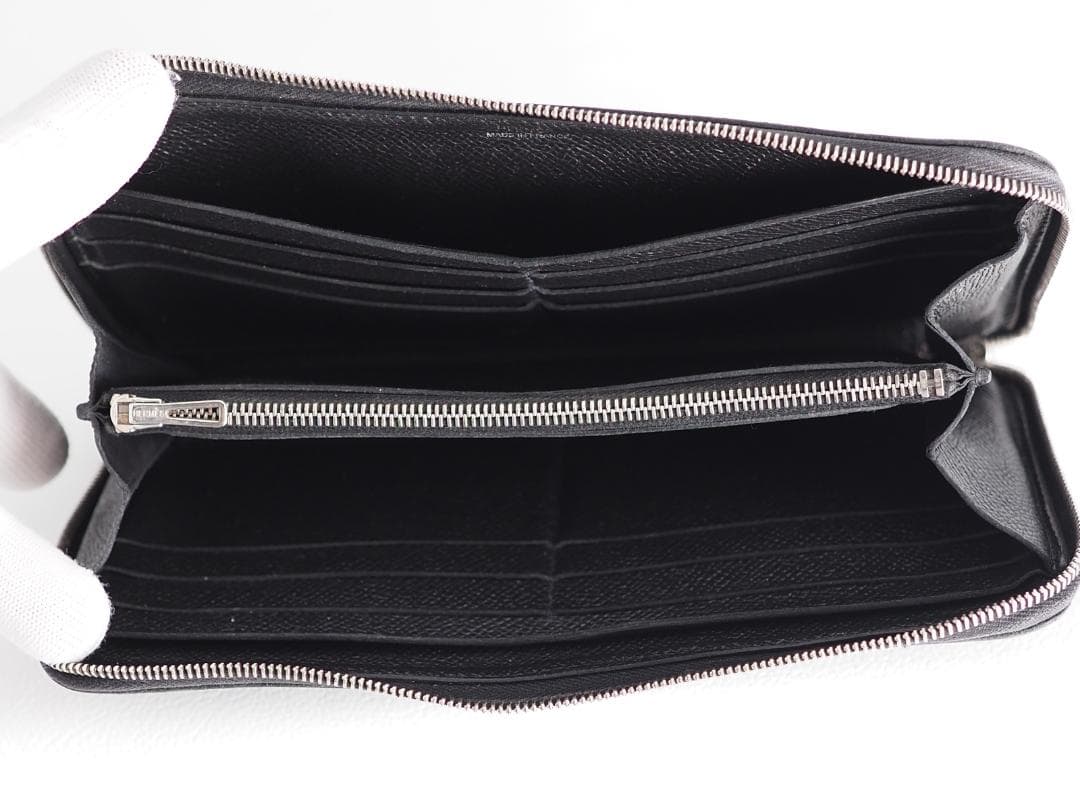 セール　2015年 HERMES エルメス アザップロングクラシック　ブラック