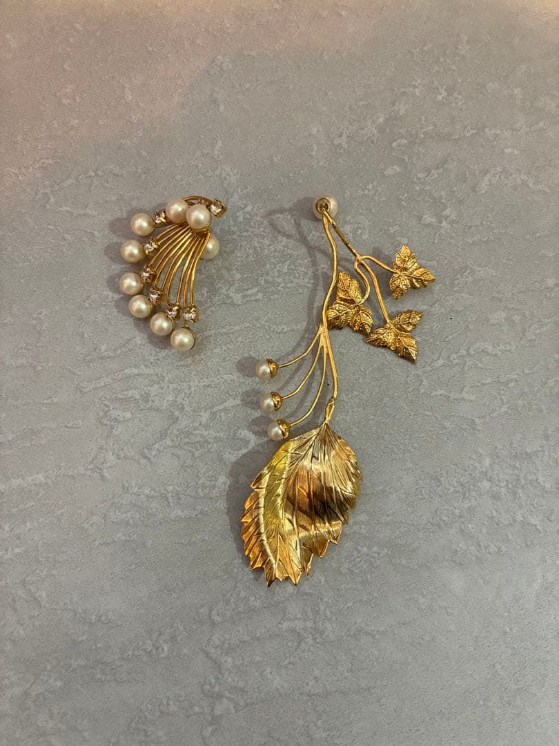 【お値下げ】mame ゴールドパールピアス