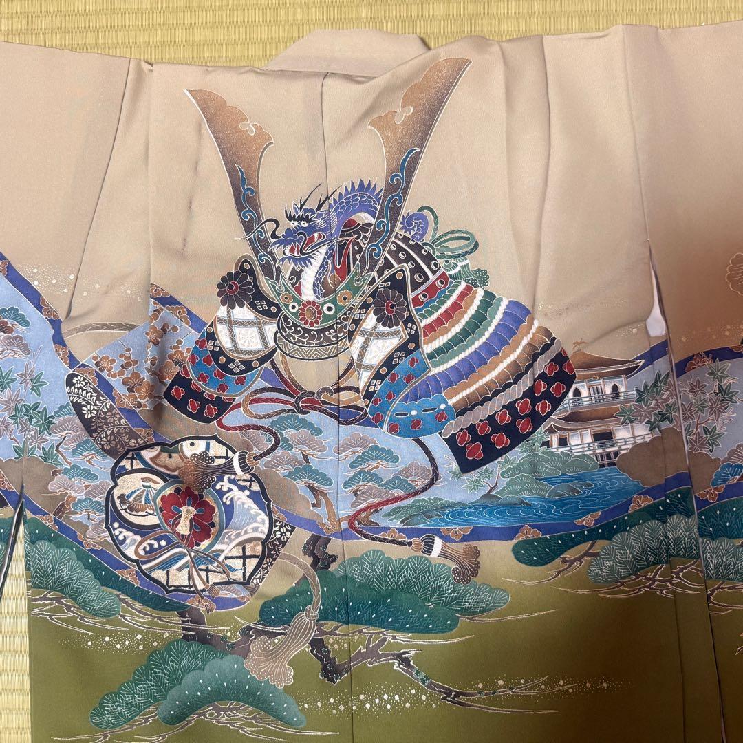 箱付き　七五三　男の子　5歳　フルセット　着付け紙付