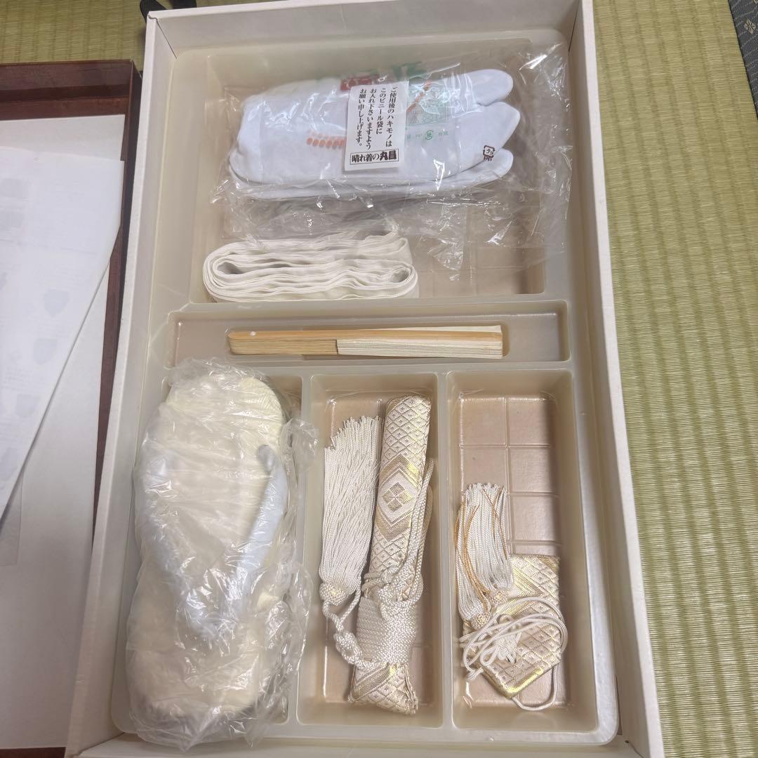 箱付き　七五三　男の子　5歳　フルセット　着付け紙付