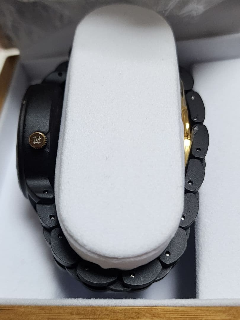 NOZ　天然木クォーツモデル　ルビー×エボニー36mm