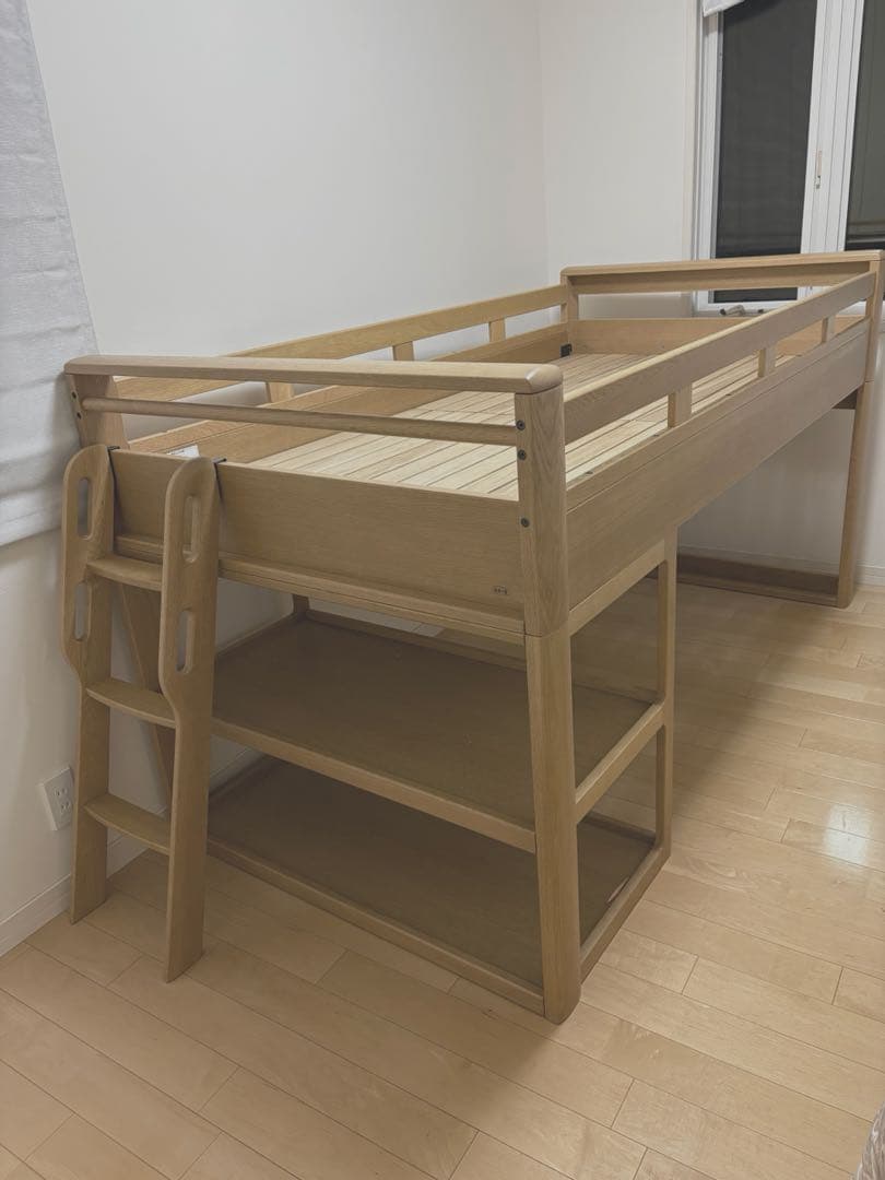 浜本工芸　ミドルベッド　ナチュラルオーク