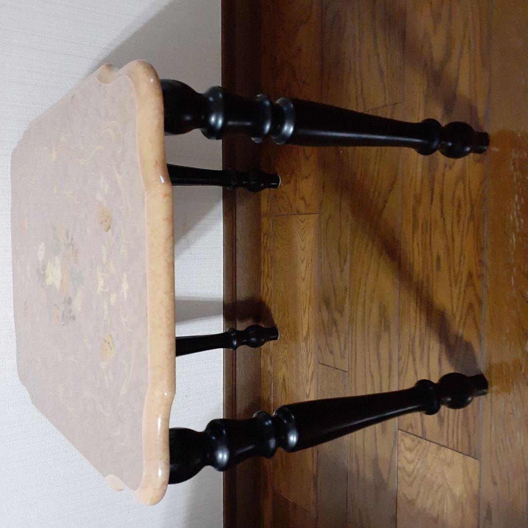 ピンク系象嵌細工テーブル☆可愛いインテリア