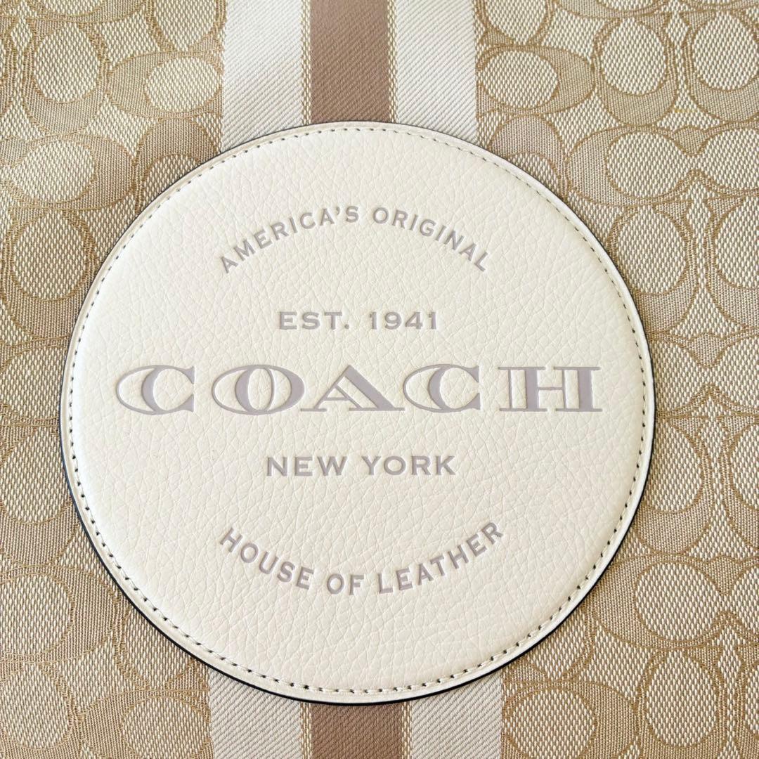 【新品】COACH 2way トートバッグ デンプシー 40 ジャカード