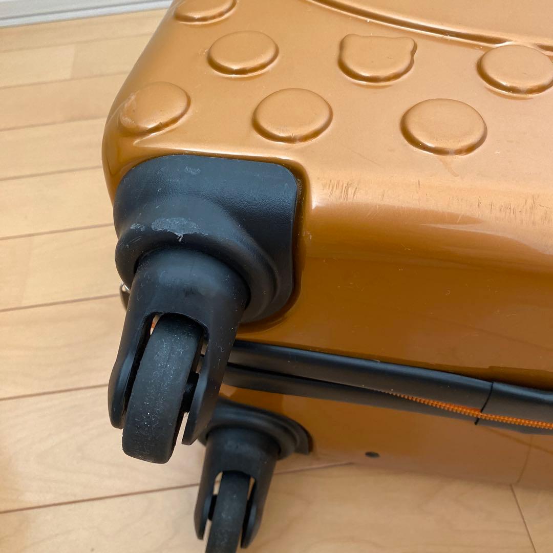 ツモリチサト｜廃盤・限定キャリーケース（猫エンボス／アンティークオレンジ）