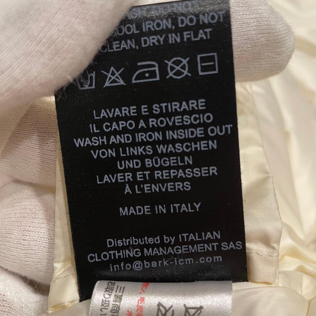 【美品】バーク　Bark ニットダッフル　ダウン　ロングコート　ホワイト