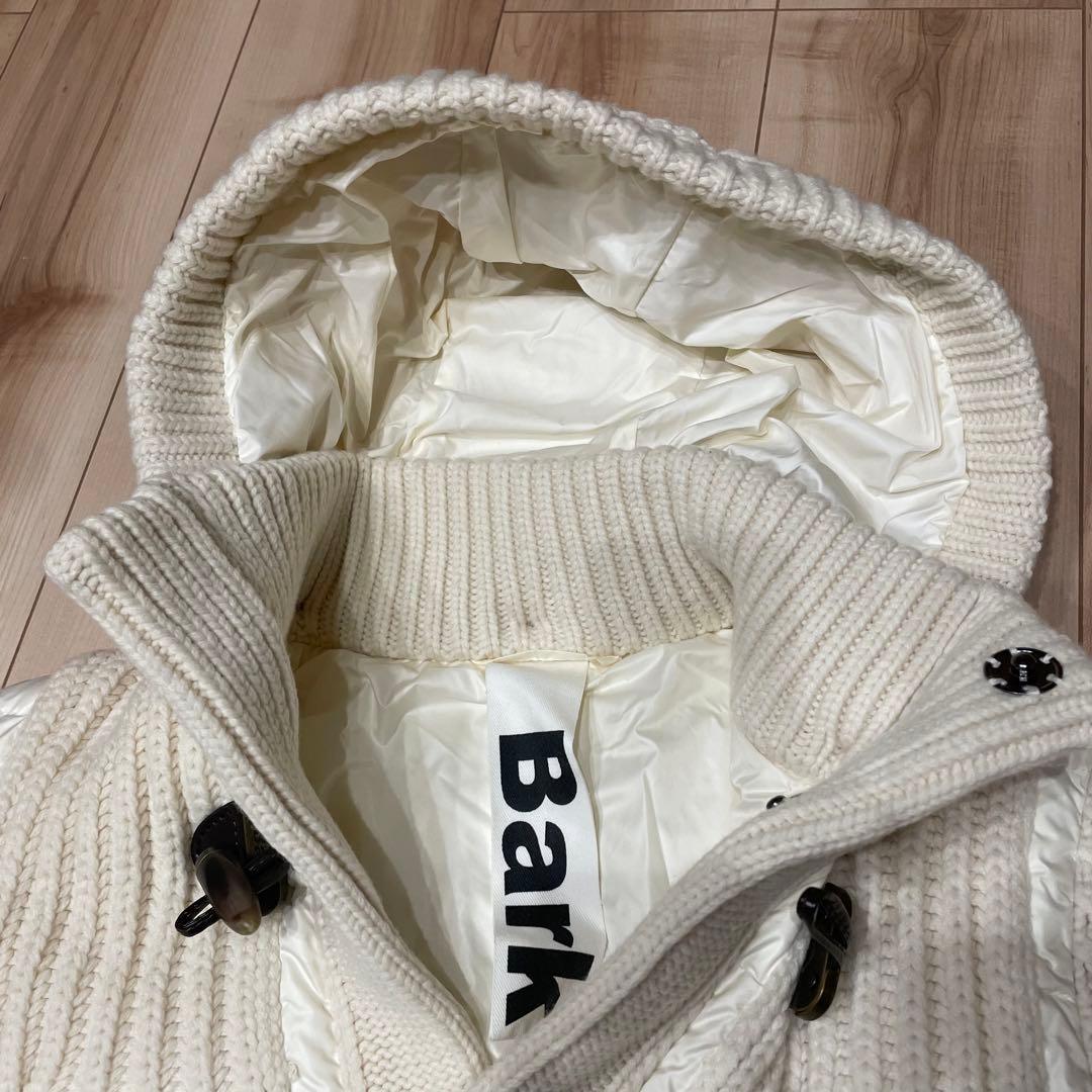 【美品】バーク　Bark ニットダッフル　ダウン　ロングコート　ホワイト