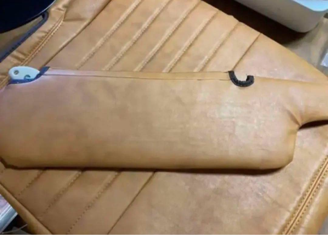 78プラド　キャメル　サンバイザー　カバー　左右セット　グレイス　シートカバー