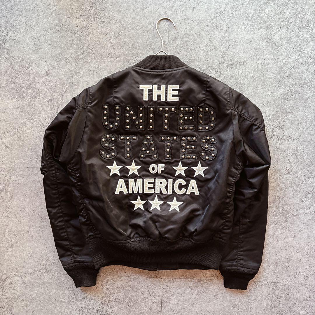 ジャケット・アウター AVIREX Y2K Cropped MA-1 Back Logo