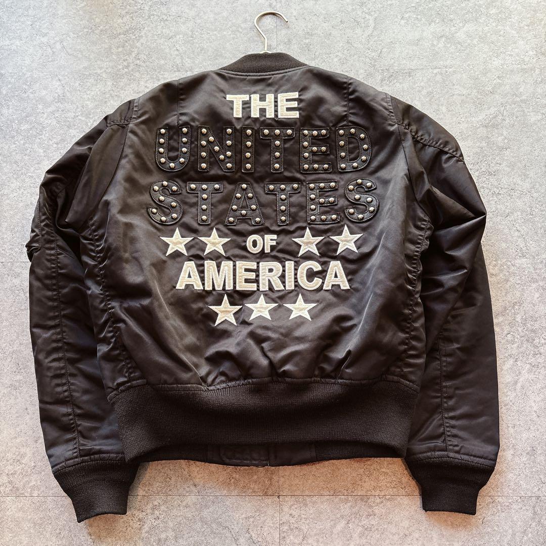 ジャケット・アウター AVIREX Y2K Cropped MA-1 Back Logo