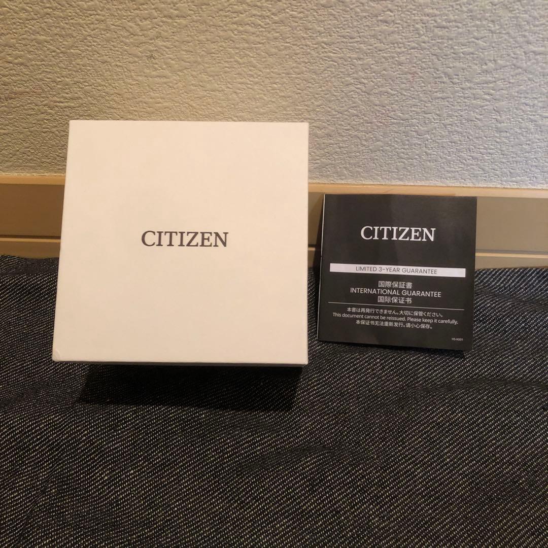 CITIZEN デジタル時計 青