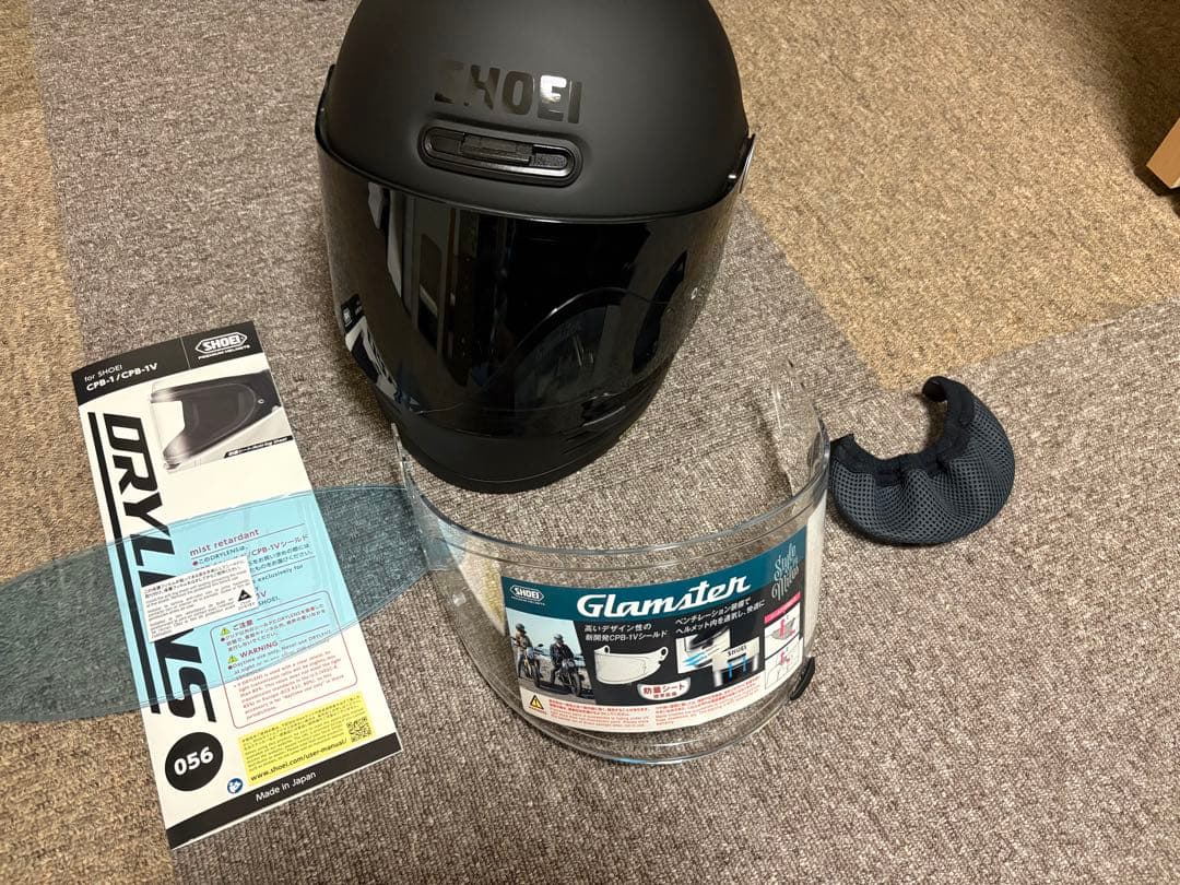 Glamster フルフェイスヘルメット マットブラック　XLサイズ