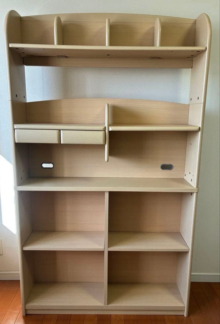 本棚 引き出し付き 可動棚