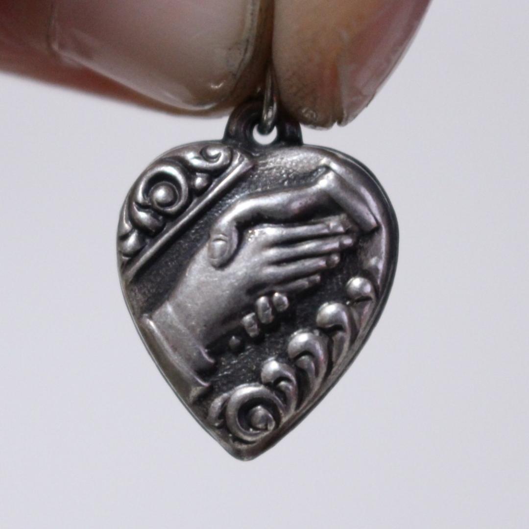 40s　スウィートハートジュエリー　WW2　祖母　友情　握手　ハンドシェイク