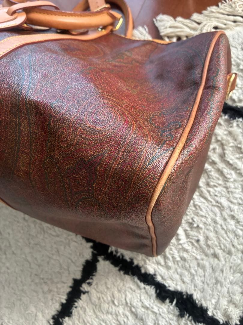 エトロ　ボストンバッグ ペイズリー柄 旅行バッグ　大容量