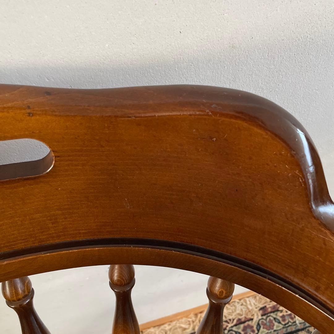 飛騨産業　キツツキマーク　ウィンザーアームチェア　穂高　キャプテンチェア