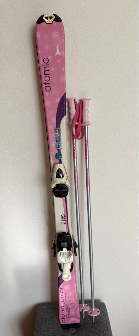 スキー　女の子用 4点セット メンテナンス済