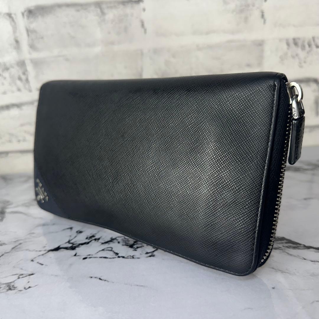 PRADA 2ML188長財布 オーガナイザー サフィアーノ 箱 Gカードあり
