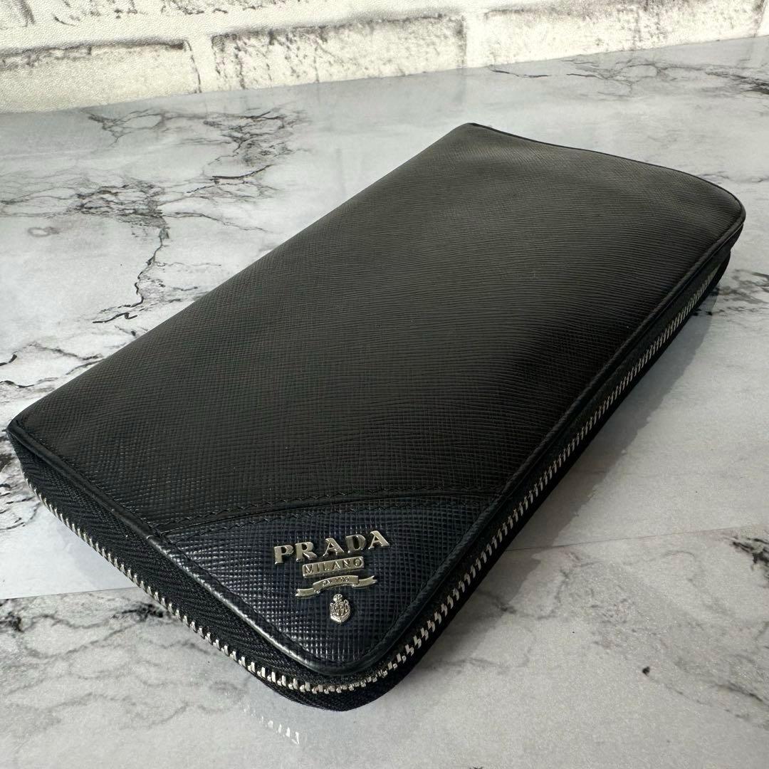 PRADA 2ML188長財布 オーガナイザー サフィアーノ 箱 Gカードあり