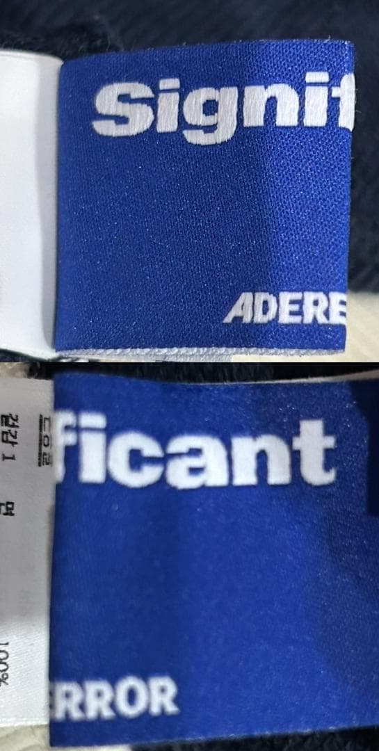 ＊アダーエラー ADER error TRSタグ 切替 ダブルジップパーカー M